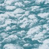 Architects Paper|Vintage wallpaper with teal cloud landscape|Wallpaper