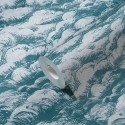 Architects Paper|Papier peint vintage paysage de nuages vert bleuâtre|Papier Peint
