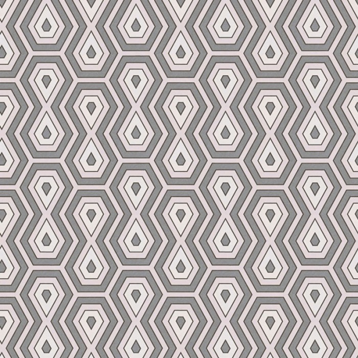 Architects Paper|Papel pintado estilo retro gris y rosa|Retro