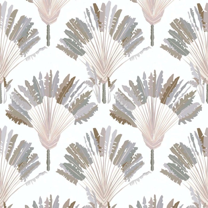 Architects Paper|Papel pintado palmeras beige y gris|Floral