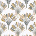 Architects Paper|Papier peint moderne avec palmiers jaune et gris|Floral