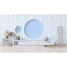 As Creation|Wallpaper nursery for children with elephants, white background|Children's