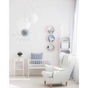 Cristiana Masi|Papier Peint enfant renards fond bleu clair|Enfants 2