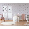 As Creation|Wallpaper forest animals gray for children|Children's