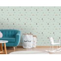As Creation|Wallpaper forest green children's animals|Children's
