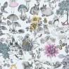 As Creation|Papier Peint pour enfants avec fleurs et animaux de la forêt|Enfants