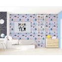 As Creation|Nursery wallpaper with comic monsters|Children's