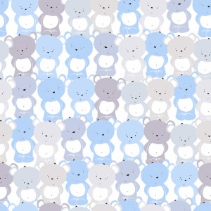 As Creation|Papier Peint pour enfants avec étoiles et animaux sur fond blanc|Enfants
