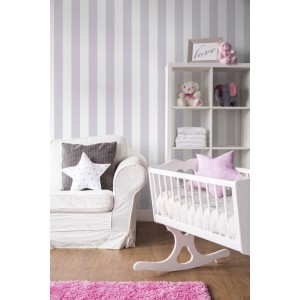 Borastapeter|Papier peint rayures larges nautique beige blanc|Papier Peint 2