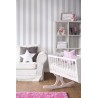 As Creation|Wallpaper for children with grey and white stripes|Children's