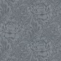 As Creation|Wallpaper gray floral Art Nouveau design|Wallpaper