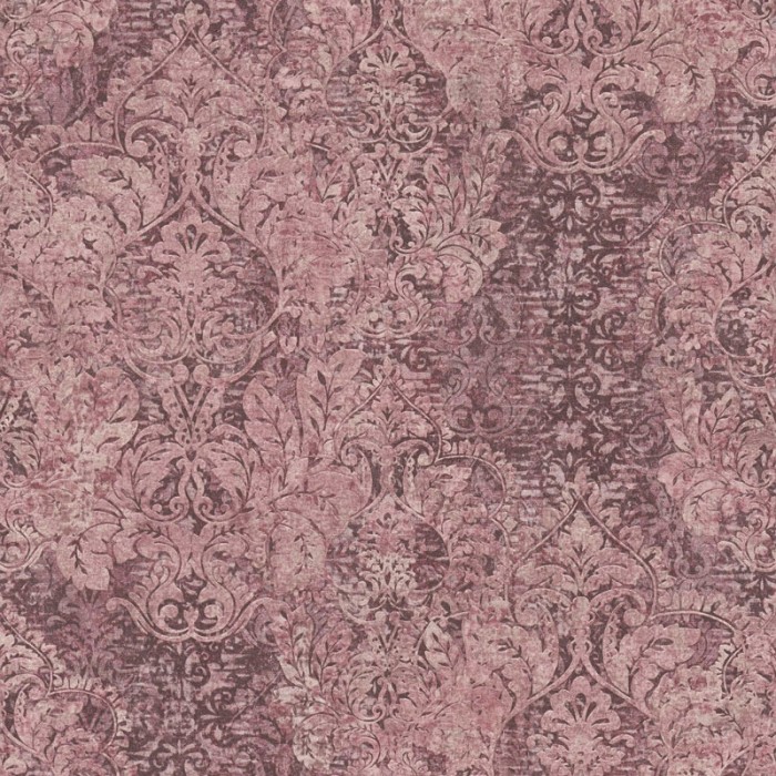 As Creation|Papel Pintado floral ornamental rosa tonos rojos|Papel Pintado