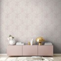 As Creation|Tapete gealtertes rosa Damast und Creme|Tapeten