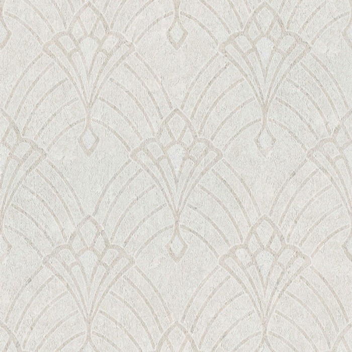 As Creation|Papel Pintado Art Deco beige crema detalles metalizados|Art Deco