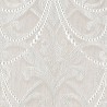 As Creation|Papier Peint damas chandeliers et perles couleur champagne|Damas