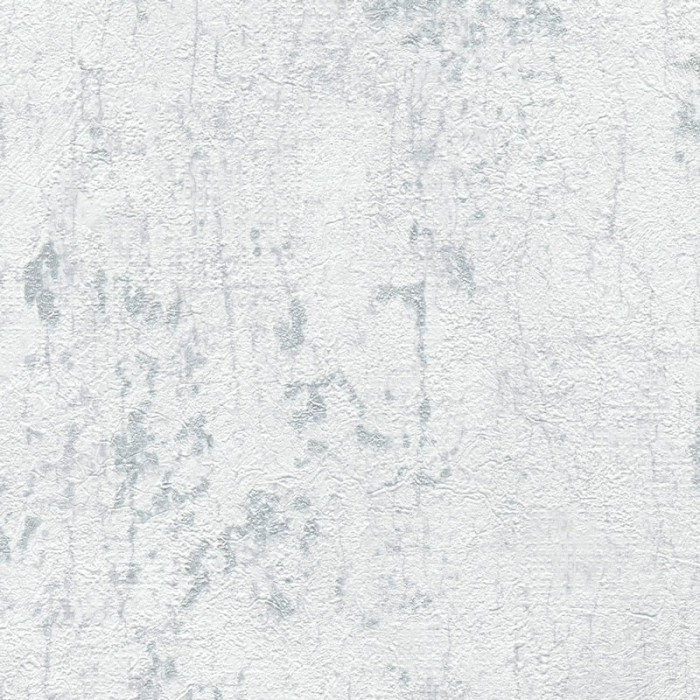 As Creation|Tapete grauer Putz-Effekt mit silbernem Craquelé-Effekt|Betonimitat