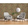 Papeldecor|Tapete Retro-Blumenmuster Gelb|Tapeten