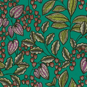 As Creation|Tapete Blumen im Stil derer Jahre in Beige, Blau|Retro