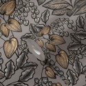 Papeldecor|Tapete Modernes Blätterdesign Taupe|Tapeten