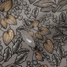 Papeldecor|Tapete Modernes Blätterdesign Taupe|Tapeten