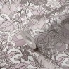 Papeldecor|Papier peint motif floral dessiné beige grisé et blanc crème|Papier Peint