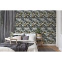 Papeldecor|Papier peint moderne forêt d’arbres gris et vert|Papier Peint