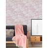 Papeldecor|Tapete Landschaft Toile-de-Jouy, rosa Wolken|Tapeten