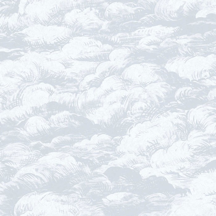 Papel pintado paisaje vintage de nubes gris claro -  222-3057
