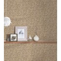 Papeldecor|Natural wicker-effect wallpaper in brown|Wallpaper
