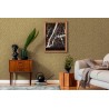 Papeldecor|Papier peint imitation tissage en osier ou raphia naturel|Papier Peint