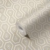 Papeldecor|Papel pintado retro moderno beige y dorado|Papel Pintado