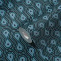Papeldecor|Papier peint moderne motif diamant vert turquoise|Papier Peint