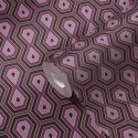 Papeldecor|Papier peint rétro violet poussiéreux et rose|Papier Peint