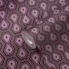 Papeldecor|Papel pintado diseño retro morado y rosa polvoriento|Papel Pintado
