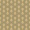 Papeldecor|Papier peint rétro années jaune et gris|Papier Peint