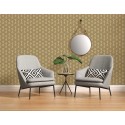 Papeldecor|Papier peint rétro années jaune et gris|Papier Peint