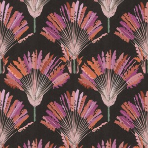 Papeldecor|Papel pintado palmeras tropicales gris perlado con un bonito brillo|Papel Pintado
