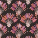 Papeldecor|Wallpaper black with purple palm trees modern style|Wallpaper