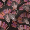 Papeldecor|Wallpaper black with purple palm trees modern style|Wallpaper