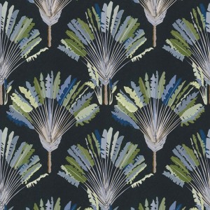 Casadeco|Modern style wallpaper with watercolor green pine forest|Floral