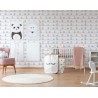 Papeldecor|Tapete für Kinderzimmer Mädchen mit Elefanten|Tapeten