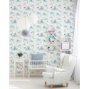Papeldecor|Tapete Safari-Kindertapete mit Tieren|Tapeten
