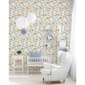 Papeldecor|Kindertapete mit Flugzeugen und Heißluftballons|Tapeten 2