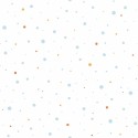 Papeldecor|Tapete Kinder mit blauen und gelben Aquarellpunkten|Tapeten