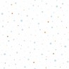 Papeldecor|Tapete Kinder mit blauen und gelben Aquarellpunkten|Tapeten