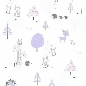 Papeldecor|Papier Peint pour enfants poussins enfantins aquarelle|Papier Peint