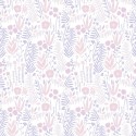 Papel pintado infantil flores estilo nórdico -  222-3084