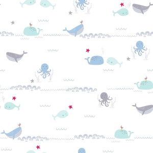 Papeldecor|Wallpaper children's wallpaper watercolor chicks|Wallpaper