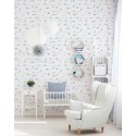 Papeldecor|Tapete für Kinder mit Walen und Meerestieren|Tapeten
