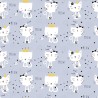 Papeldecor|Papier Peint enfant gris chatons blanc|Papier Peint